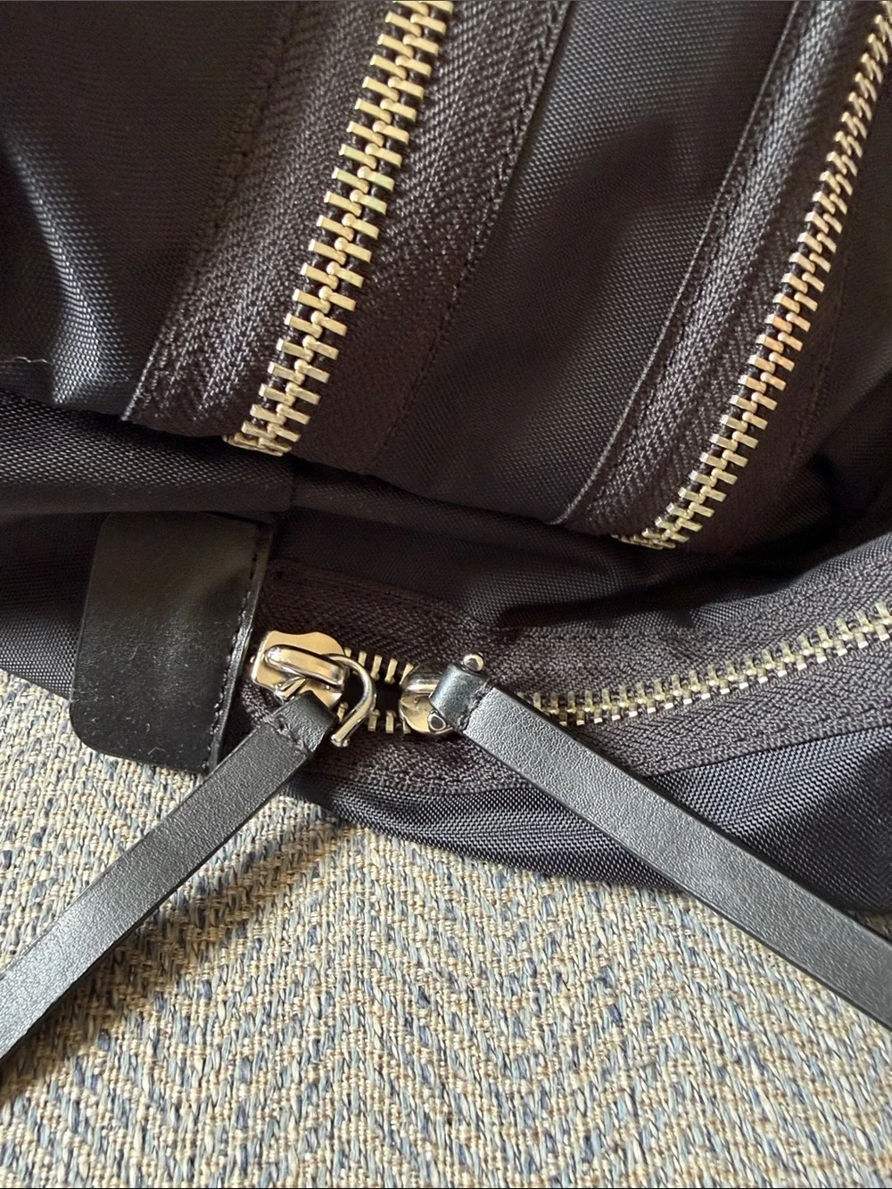 Marc Jacobs Black Nylon Biker Backpack